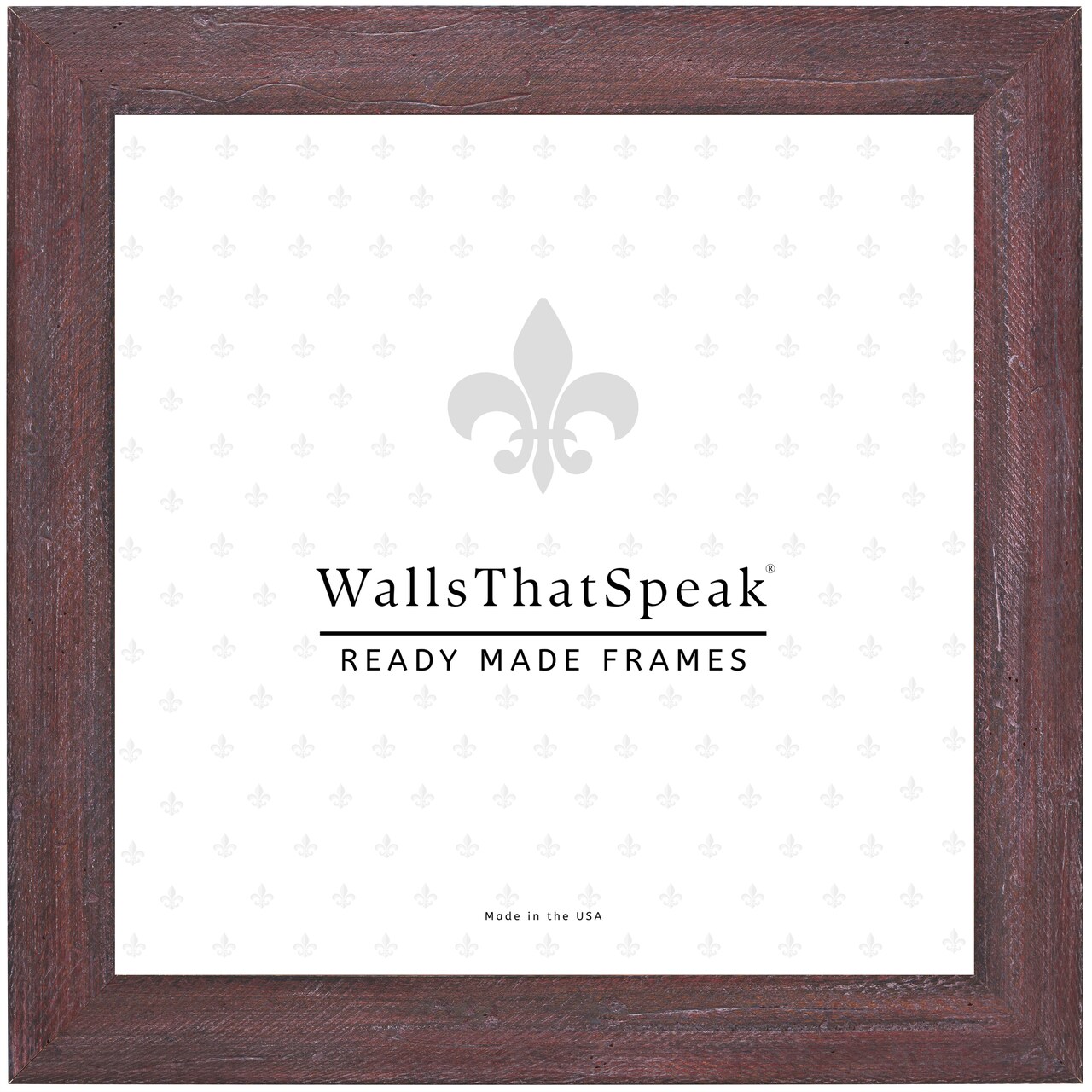 12x12 Hatteras 2 Inch Wood Moulding, Wall Display Frame for Art, Posters, or Photos wallsthatspeak